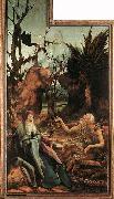 Matthias Grunewald Sts Paul and Anthony in the Desert oil on canvas